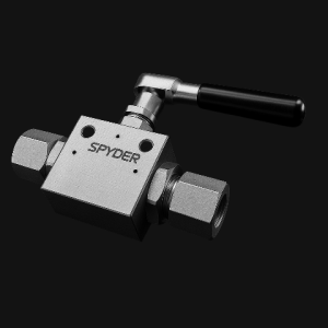 9/16 FEMALE X 9/16" FEMALE MP 20,000 1/4" ORFICE PSI 316SS 2-WAY BALL VALVE W/O COLLARS AND GLANDS.