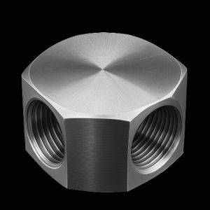 1/2" FNPT X 1/2" FNPT X 1/2" FNPT X 1/2" FNPT 316SS 15,000 PSI 4-WAY HOCKEY PUCK STYLE CROSS.