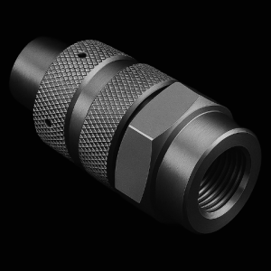1/2" 15,000 PSI QUICK DISCONNECT HOSE COUPLING SET.